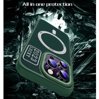 HDD iPhone 14 Pro Max Kılıf HBC-157 Granada Magneticsafe Kapak - Gri