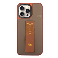 HDD iPhone 15 Pro HBC-239 Colombo Standlı Kapak - Kahverengi