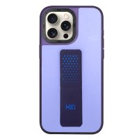HDD iPhone 15 Pro HBC-239 Colombo Standlı Kapak - Mor