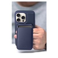 HDD iPhone 15 Pro HBC-247 Atina Kartvizitli Kapak - Natural Grey