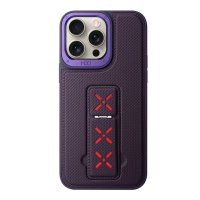 HDD iPhone 15 Pro HBC-248 Lima Standlı Kapak - Derin Mor