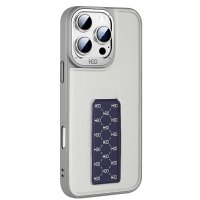 HDD iPhone 15 Pro HBC-265 Madrid Magsafe Standlı Kapak - Natural Grey