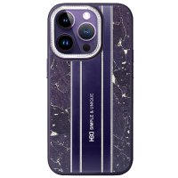 HDD iPhone 15 Pro Kılıf HBC-188 Astra Kapak - Derin Mor