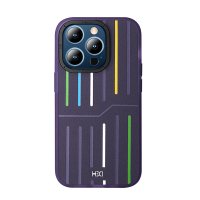 HDD iPhone 15 Pro Kılıf HBC-221 Roma Kapak - Derin Mor