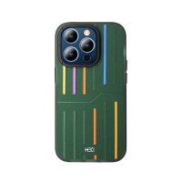 HDD iPhone 15 Pro Kılıf HBC-221 Roma Kapak - Koyu Yeşil