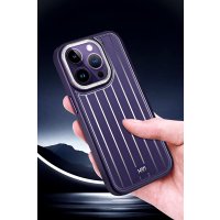 HDD iPhone 15 Pro Max Kılıf HBC-190 Kolaj Kapak - Derin Mor