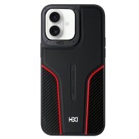 HDD iPhone 16 HBC-264 Lambor Karbon Fiber Sport Kapak - Siyah