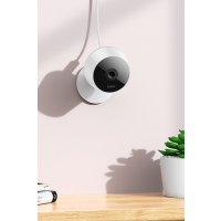 Hoco D3 1080P 3MP Wifi İç Mekan Kamera - Beyaz