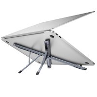 Hoco HD9 Action Masaüstü Katlanabilir Laptop Tutucu - Gri