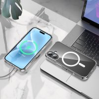 Hoco iPhone 16 Anti Fall Airbag Magsafe Kapak - Şeffaf