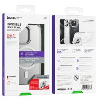 Hoco iPhone 16 Pro Invisible Magsafe Kapak - Şeffaf