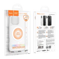 Hoco iPhone 16 Pro Max Armour Antishock Protective Magsafe Kapak - Beyaz