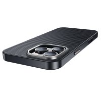 Hoco iPhone 16 Pro Max Knight Kevlar Magsafe Kapak - Siyah