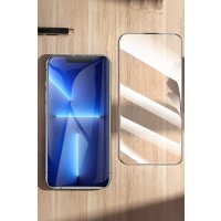 Hoco iPhone XR 9D Dustproof Cam Ekran Koruyucu - Siyah