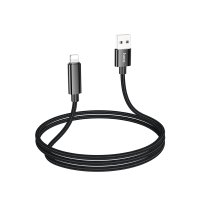 Hoco U125 1.2M Benefit USB to Lightning Şarj Data Kablosu - Siyah