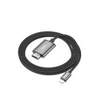 Hoco UA27 2M Tak Çalıştır Lightning to HDMI Dönüştürücü - Gri
