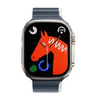 Hoco Watch 42mm AS102 Silikon Kordon - Lacivert-Gri