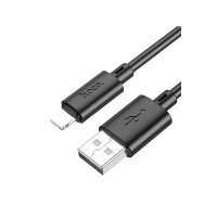 Hoco X88 1M USB to Lightning Şarj Data Kablosu - Siyah