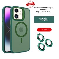 Joko iPhone 11 Kılıf Flet Lens Magsafe Kapak - Koyu Yeşil