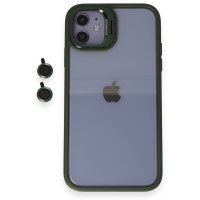 Joko iPhone 11 Kılıf Roblox Lens Standlı Kapak - Koyu Yeşil