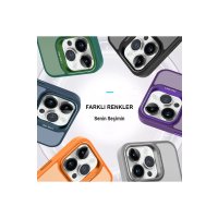 Joko iPhone 12 Flet Lens Magsafe Kapak - Turuncu