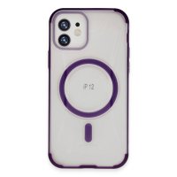 Joko iPhone 12 Pro Hilton Magsafe Kapak - Derin Mor