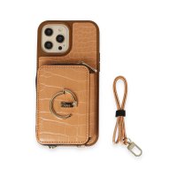 Joko iPhone 12 Pro Max Kılıf Ermes Kapak - Açık Turuncu