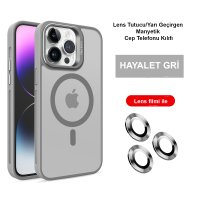 Joko iPhone 13 Pro Max Flet Lens Magsafe Kapak - Gri