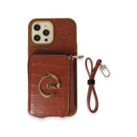 Joko iPhone 13 Pro Max Kılıf Ermes Kapak - Kahverengi