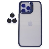 Joko iPhone 13 Pro Max Kılıf Roblox Lens Standlı Kapak - Lacivert