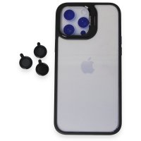 Joko iPhone 13 Pro Max Kılıf Roblox Lens Standlı Kapak - Siyah