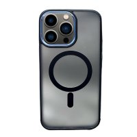 Joko iPhone 13 Pro Max Solid Magsafe Kapak - Sierra Blue