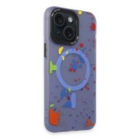 Joko iPhone 14 Colorful Magsafe Kapak - Sierra Blue