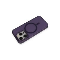 Joko iPhone 14 Frost Standlı Magsafe Kapak - Derin Mor