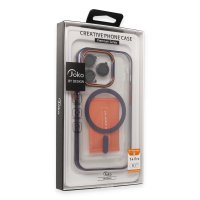 Joko iPhone 14 Pro Crown Lens Standlı Magsafe Kapak - Derin Mor