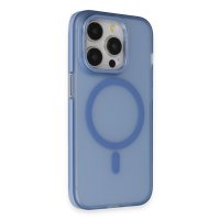 Joko iPhone 14 Pro Frost Standlı Magsafe Kapak - Sierra Blue