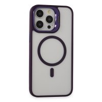 Joko iPhone 14 Pro Kılıf Roblox Lens Magsafe Standlı Kapak - Derin Mor