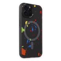 Joko iPhone 14 Pro Max Colorful Magsafe Kapak - Siyah