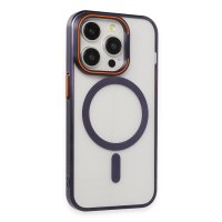Joko iPhone 14 Pro Max Crown Lens Standlı Magsafe Kapak - Derin Mor