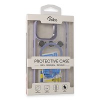 Joko iPhone 14 Pro Max Kılıf Roblox Lens Magsafe Standlı Kapak - Lacivert
