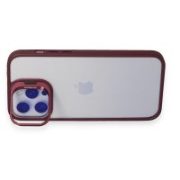 Joko iPhone 14 Pro Max Kılıf Roblox Lens Standlı Kapak - Bordo