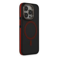 Joko iPhone 14 Pro Max Kılıf Rocky Magsafe Kapak - Siyah-Kırmızı
