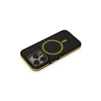 Joko iPhone 14 Pro Max Kılıf Rocky Magsafe Kapak - Siyah-Sarı