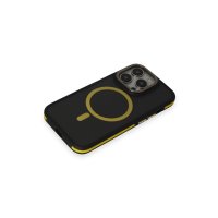 Joko iPhone 14 Pro Max Kılıf Rocky Magsafe Kapak - Siyah-Sarı