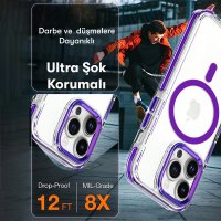 Joko iPhone 15 Bella Magsafe Kapak - Derin Mor