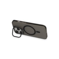 Joko iPhone 15 Frost Standlı Magsafe Kapak - Siyah