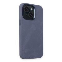 Joko iPhone 15 Kılıf Velvet Magsafe Kapak - Lacivert