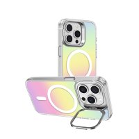 Joko iPhone 15 Pro Armor Magsafe Kapak - Rainbow