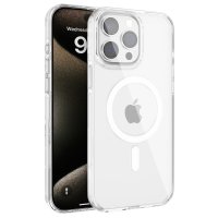 Joko iPhone 15 Pro Gleam PC Sert Magsafe Kılıf - Şeffaf