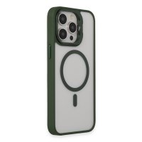 Joko iPhone 15 Pro Kılıf Roblox Lens Magsafe Standlı Kapak - Koyu Yeşil